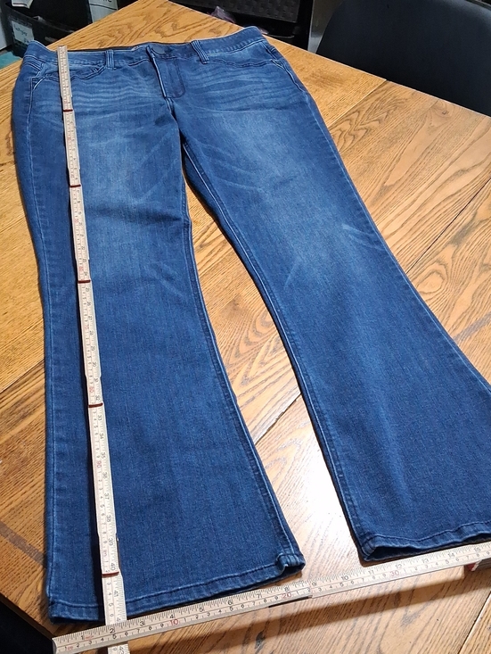 Democracy Denim - DEMOCRACY Jean Womens 12 BLUE FLARE FLARED Preowned Denim AB SOLUTION BOOTCUT